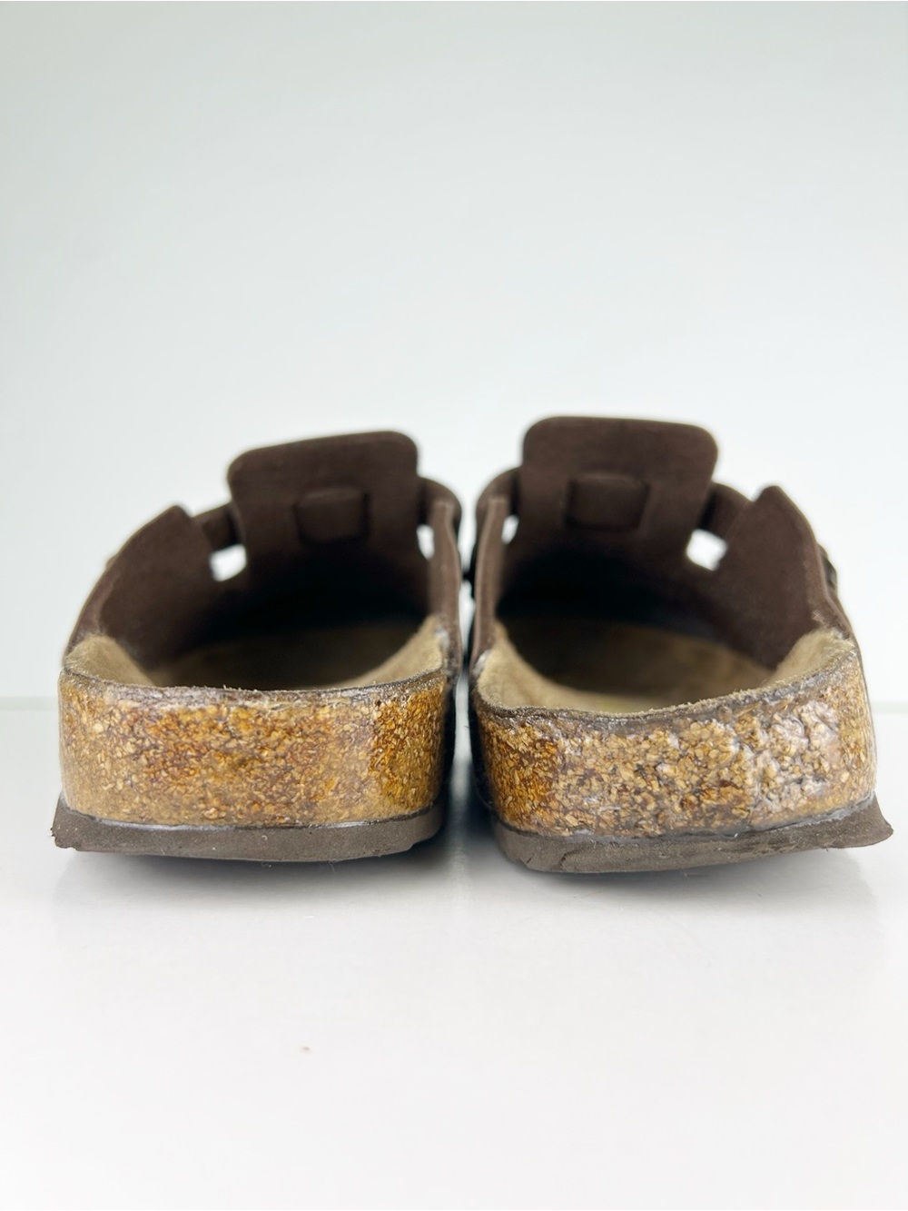 Birkenstock Boston Brown Birko-Flor Slides Mules Unisex Sandals EU 40 US L 9 - Picture 5 of 14